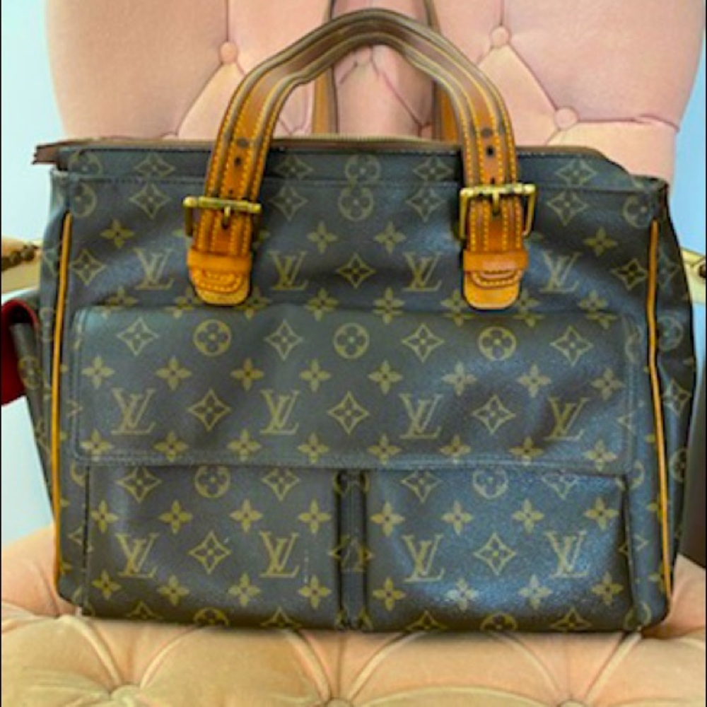 Vintage authentic Louis Vuitton bag monogram